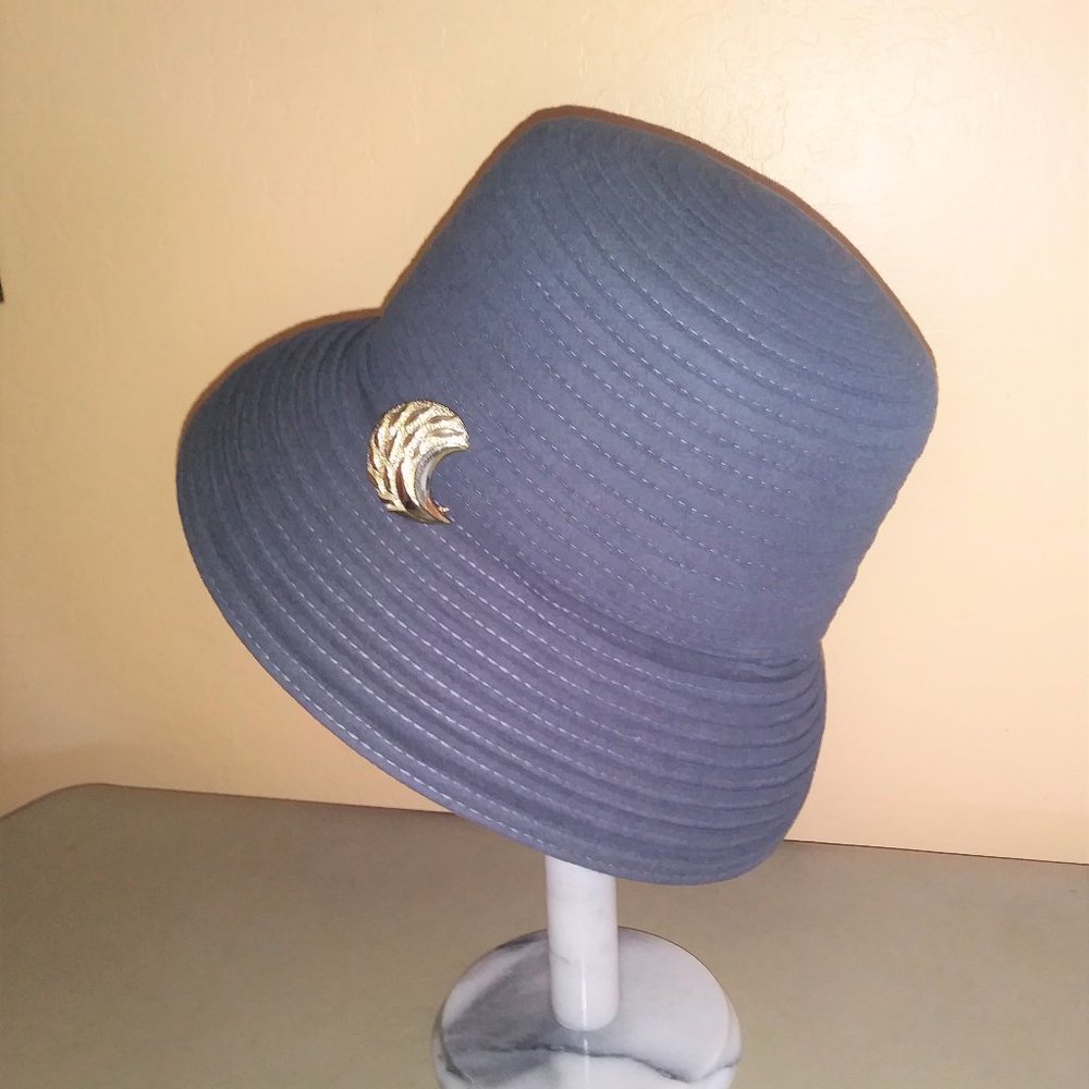 DARK GRAY WOOL HAT